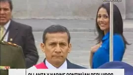 	<p>Ollanta Humala y Nadine Heredia. Video: América TV</p>