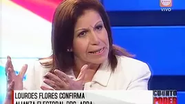 Lourdes Flores confirmó que irá como primera vicepresidenta por el Apra