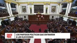 	<p>Los partidos políticos que entrarían a la carrera electoral en 2020. Foto: Cuarto Poder</p>