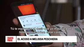 Periodista Melissa Peschiera denunció que nuevamente su acosador la hostiga