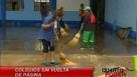 Ratas e inundaciones retrasaron el inicio del año escolar 2014