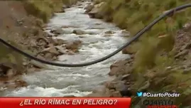 ¿El Rímac en peligro? Relaves mineros de gran poder contaminante pueden caer sobre el río