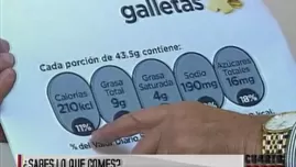 	<p>Muchos peruanos no entienden las etiquetas de productos. Video: América TV</p>