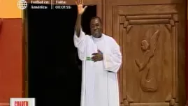 	<p>El sacerdote africano que llegó a Chincha para evangelizar. Video: América TV</p>