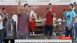 	<p>Sarita Colonia tras la salida de los excabecillas de &#8216;Barrio King&#8217;. Video: América TV</p>