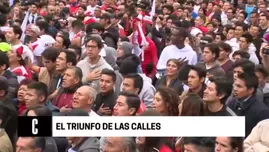 	<p>Selección peruana: así se vivió el triunfo ante Uruguay en las calles del Perú. Foto: captura</p>