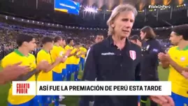 	<p>Selección peruana: el gesto que tuvo Brasil con Perú tras final de la Copa América 2019. Foto: captura</p>