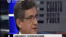 	<p>Juan Sheput, congresista por <span class="caps">PPK</span>. Video: América TV</p>