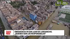 SJL: ¿quiénes son los responsables de la inundación en el distrito?