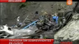 Tragedia en Cusco: Bus cayó en abismo y fallecieron sus 51 ocupantes
