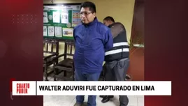 	<p>Walter Aduviri fue capturado en Lima. Foto: captura</p>