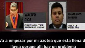 Walter Ríos utilizaba al personal de limpieza de Corte del Callao para su casa