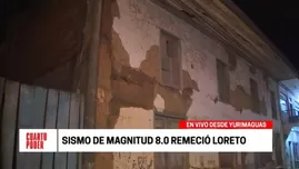 	<p>Yurimaguas: algunas viviendas fueron dañadas por sismo de magnitud 8 en Loreto. Foto: Cuarto Poder</p>