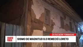 Yurimaguas: algunas viviendas fueron dañadas por sismo de magnitud 8 en Loreto