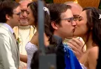 Elisa y Dante se casaron en una romántica ceremonia en el barrio