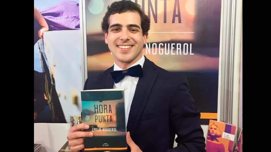 	Emilio Noguerol present&oacute; Hora punta en la Feria del Libro de Lima.