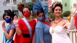 Shantall, Porfiria y Cristina se disfrazaron de duquesas para fiesta de Fanny