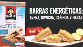 	<p>Barras energéticas de avena, kiwicha, cañihua y habas.</p>