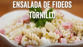 	<p>Delirecetas: Aprende a preparar delciosas ensalada de fideos de tornillo</p>