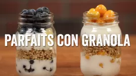 	<p>Delirecetas: ¿Cómo preparar unos ricos parfaits con granola?</p>