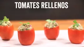 	<p>Receta de tomates rellenos</p>