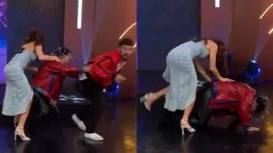 Korina Rivadeneira y Zumba protagonizaron inesperada caída