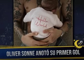 Oliver Sonne ya es papá y comparte primera foto de su hijo