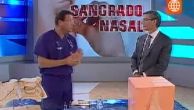 Doctor TV: Sepa cómo tratar y detener el sangrado en la nariz