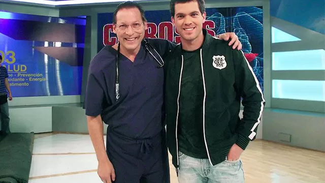 	Actor Juan Carlos Rey de Castro estuvo con el doctor Tomás Borda