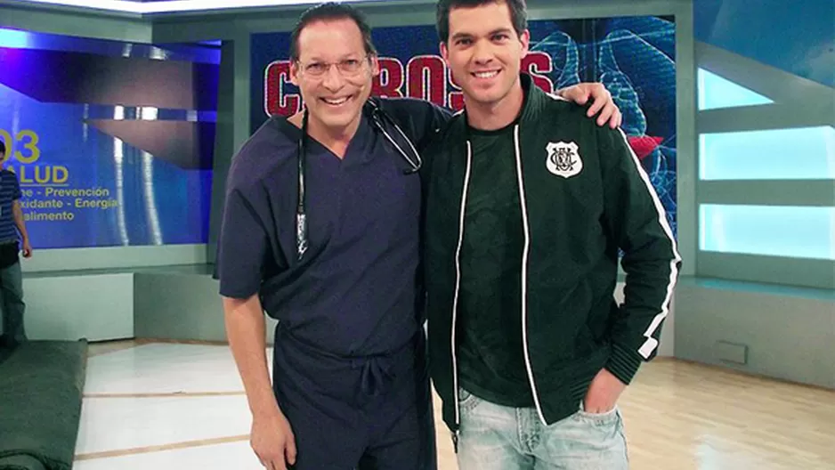 	Actor Juan Carlos Rey de Castro estuvo con el doctor Tomás Borda