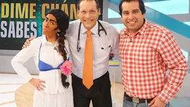 	<p>La Pánfila, Junior Silva ‘Pollo Gordo’ junto al doctor Tomás Borda</p>
