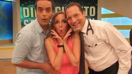 	<p>Franco Cabrera y Saskia Bernaola hicieron de las suyas en Doctor TV.</p>