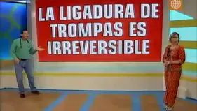 ¿La ligadura de trompas es un método reversible?