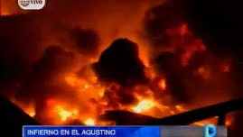 	<p>Incendio en El Agustino. Video: <span class="caps">DAD</span></p>