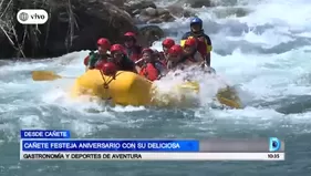 Cañete festeja aniversario con su deliciosa gastronomía y deportes de aventura