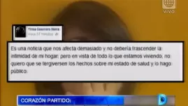 Corazón partido: Yrma Guerrero perdió su bebé