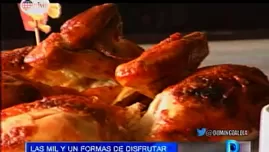 	<p>Día del pollo a la brasa. Video: Domingo Al Día</p>