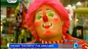 'Escobita': el payaso que perdió hasta el maquillaje en un penoso asalto