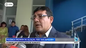 Huancayo: alcalde pide que venezolanos sean expulsados