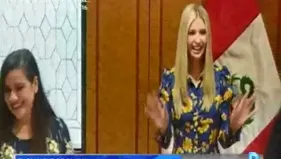 Ivanka Trump se robó las miradas en su paso por Lima