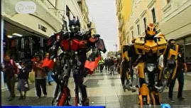 	<p>Transformers. Video: Domingo Al Día</p>