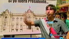 	<p>¿Qué harías si fueras presidente? Video: Domingo al Día</p>