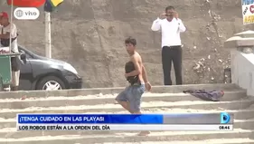 Robos a la orden del día en las playas de Lima