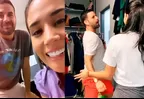 Melissa Paredes y Sebastian Monteghirfo se divierten con videos de TikTok