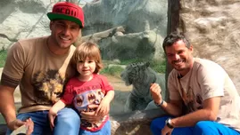 	<p>Yaco Eskenazi y su hijo Liam visitaron el Zoológico de Huachipa.</p>