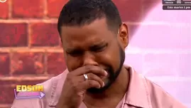 Edson Dávila "lloró" en vivo por duras críticas. | Fuente: América Televisión