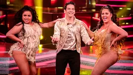 	<p>Michelle Soifer, Miguel Álvarez y Miluska Eskenazi impactaron bailando Aguanilé.</p>