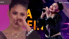 Pamela Franco lloró al cantar "Era mi vida él" en la gran final