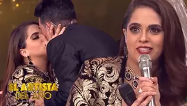 	<p>Sandra Muente se conmovió en vivo al presentar a su novio Ricardo.</p>