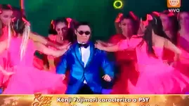 	<p>Kenji Fujimori bailó Gangnam Style en Reyes del Show</p>